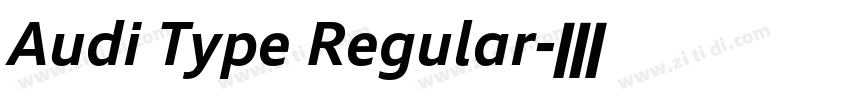 Audi Type Regular字体转换 Audi Type Regular字体转换